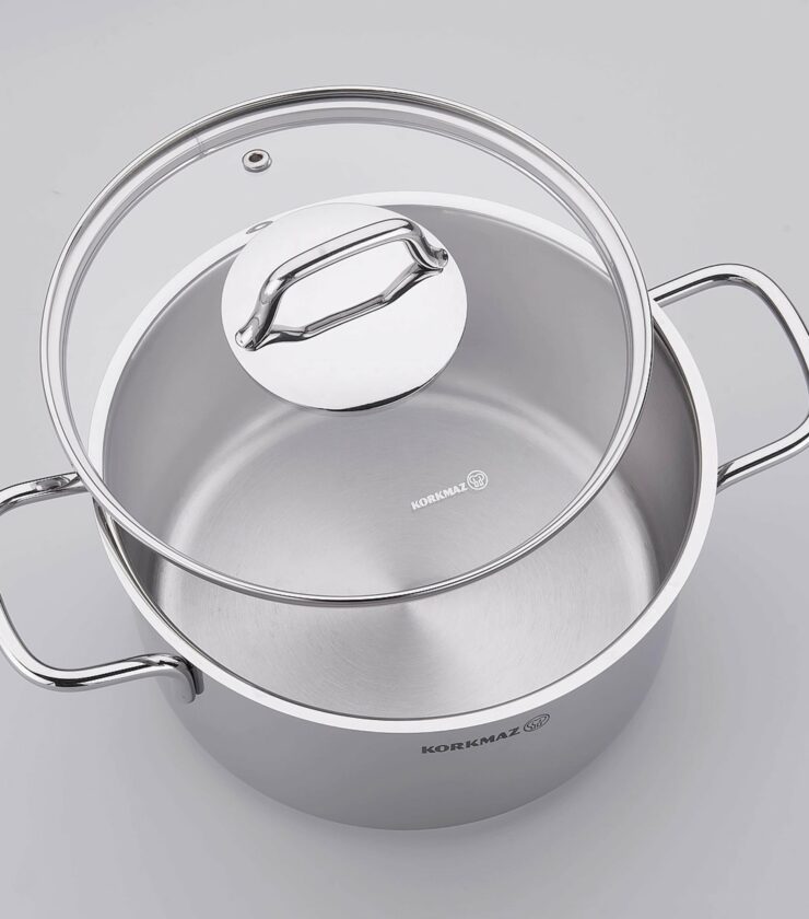 Batterie de cuisine PERLA 8 pièces – KORKMAZ