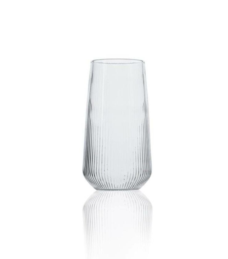 Verre MIA allongé en borosilicate 500ML LOT DE 6